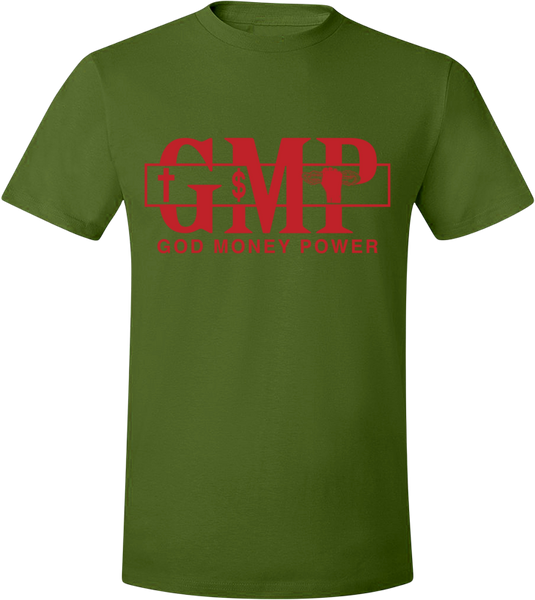 GMP Symbols T-Shirt Green/Red
