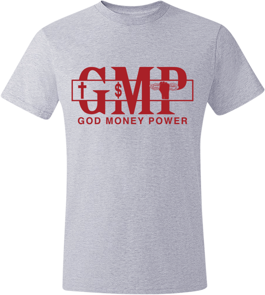 GMP Symbols T-Shirt Silver/Red