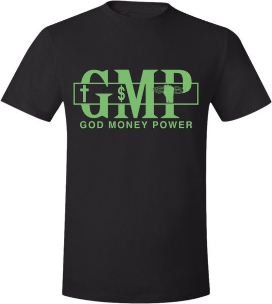 GMP Symbols T-Shirt Black/Light Green