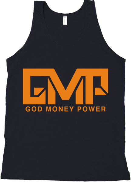 GMP Block Logo Tank Top Black/Orange