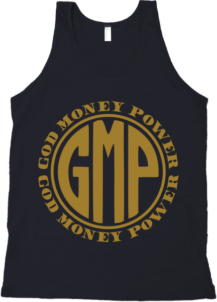 GMP Circle Logo Black/Gold Tank Top