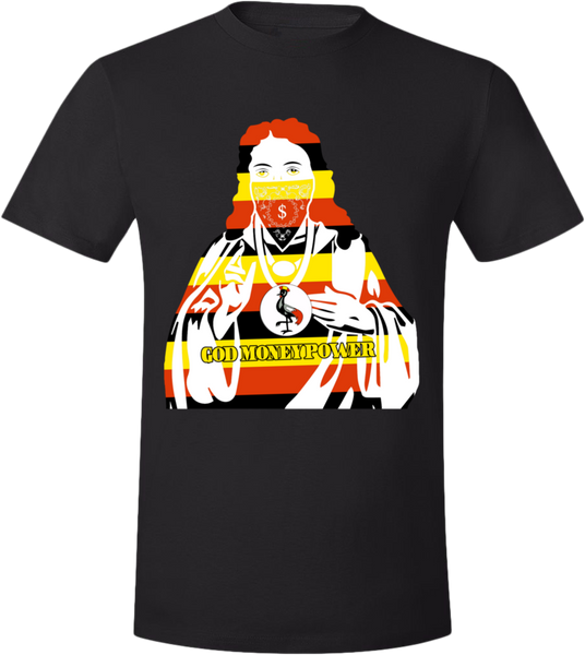 God Money Power ”Uganda Flag” T-Shirt