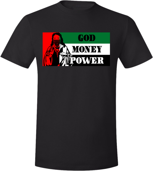 God Money Power ”Dubai Flag” T- Shirt