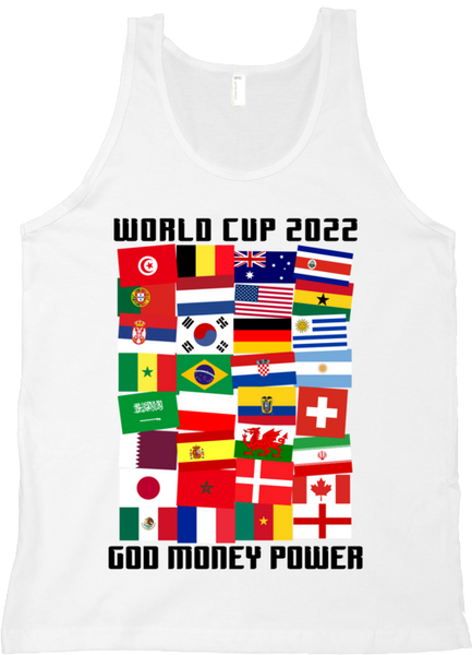 World Cup 2022 GMP White Tank Top