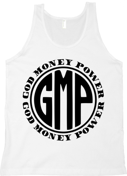 GMP Circle Logo White/Black Tank Top