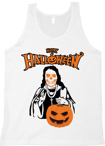 Happy Halloween White Tank Top