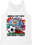 World Cup 2022 GMP Globe White Tank Top