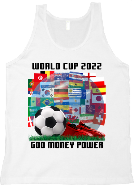 World Cup 2022 GMP Globe White Tank Top