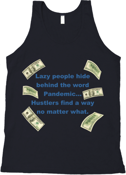 Pandemic Hustler Black/Blue Tank