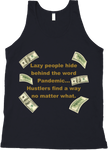 Pandemic Hustler Black/Gold Tank