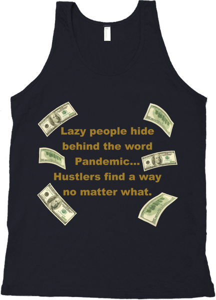 Pandemic Hustler Black/Gold Tank