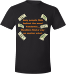 Pandemic Hustler Black/Orange T-Shirt