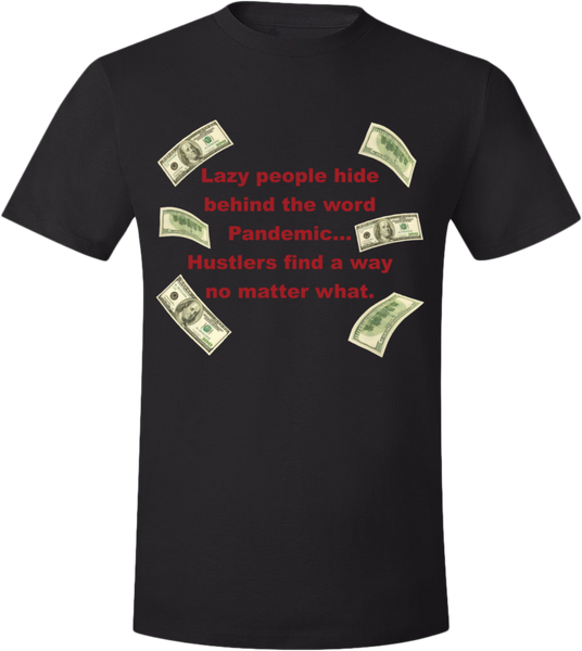 Pandemic Hustler Black/Red T-Shirt