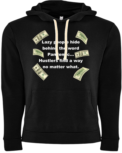 Pandemic Hustler Black/White Hoodie