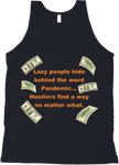 Pandemic Hustler Black/Orange Tank