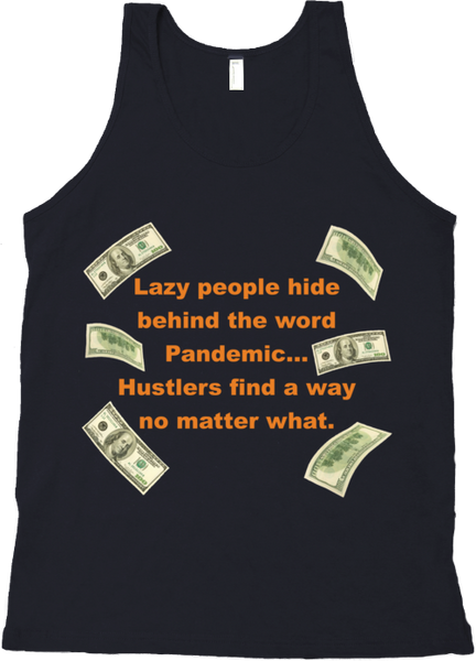 Pandemic Hustler Black/Orange Tank