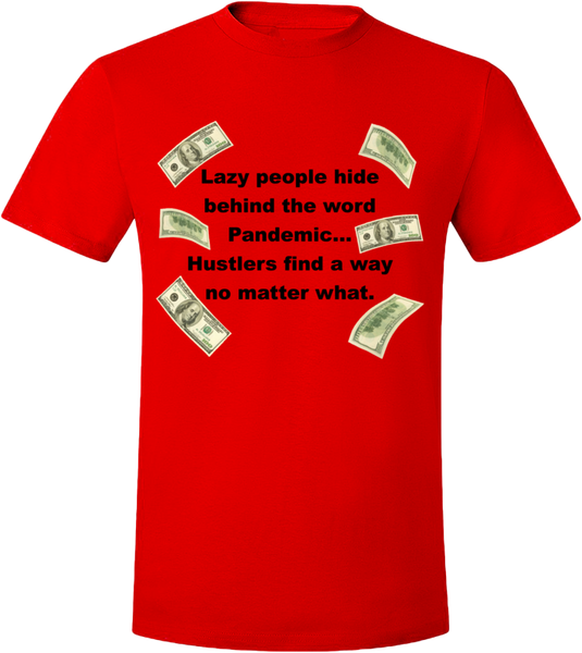 Pandemic Hustler Red/Black T-Shirt