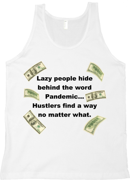 Pandemic Hustler White/Black Tank