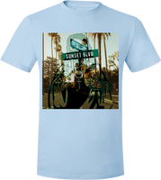 Sunset Blvd Overlay T-Shirt