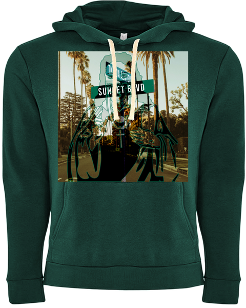 Sunset Blvd Overlay Hoodie