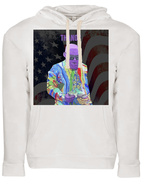 "Thanos" White Hoodie